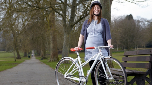 Exercício físico para ciclistas grávidas